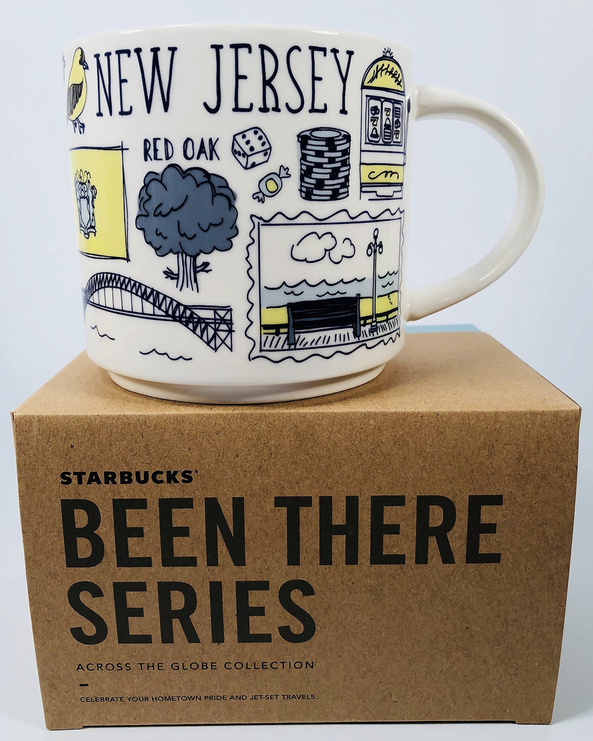 Starbucks New Jersey Mug Been There Series Across the Globe Collection Mug, 14 Oz