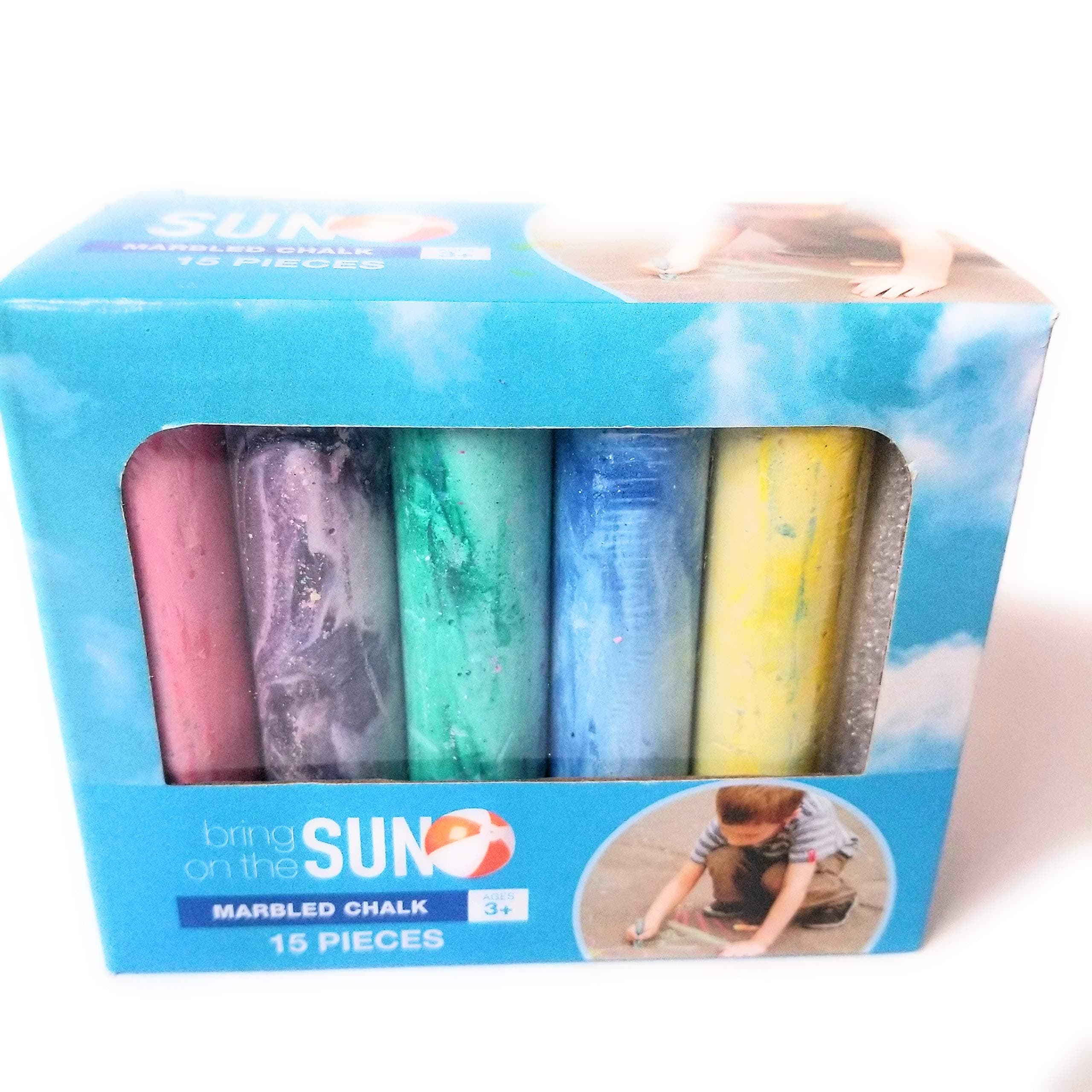 Bring On The Sun Sidewalk Chalk 15 Pieces 5 Colors