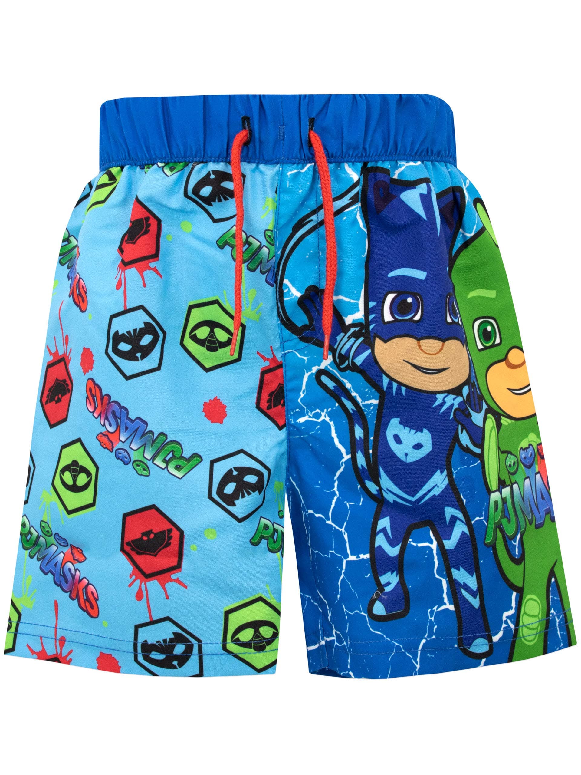 PJ Masks Boys Catboy Gekko and Owlette Swim Shorts