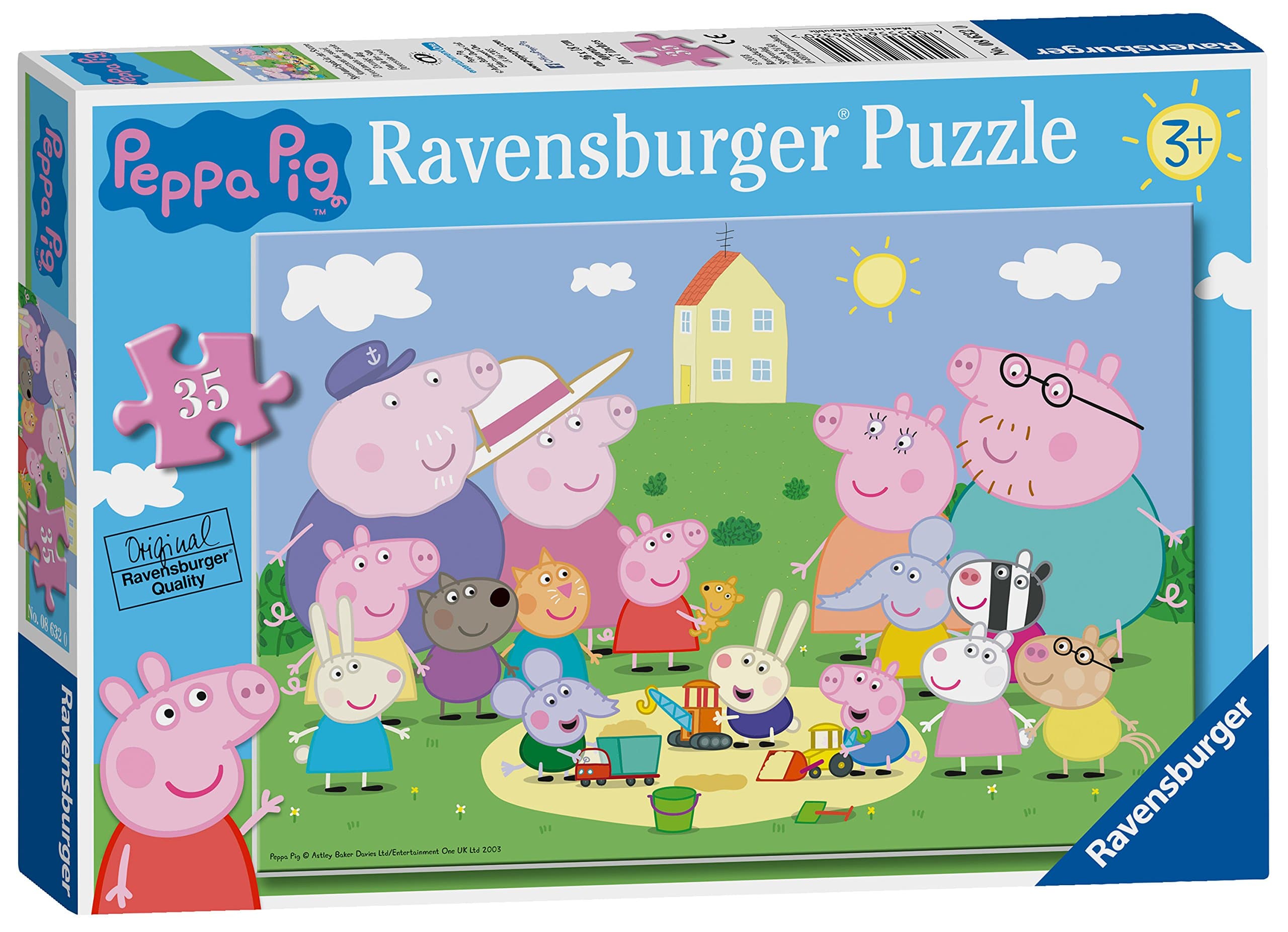 Ravensburger Peppa Pig Fun In The Sun 35 Piece Jigsaw Puzzle For Kids Age 3 Years And Up