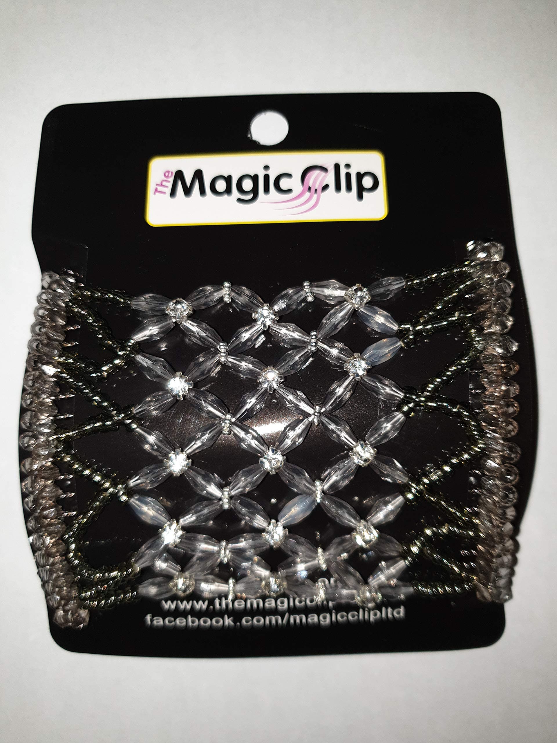 Women Magic Hair Clips Stretchy EZ Double Comb Different Hair Styles - Grey