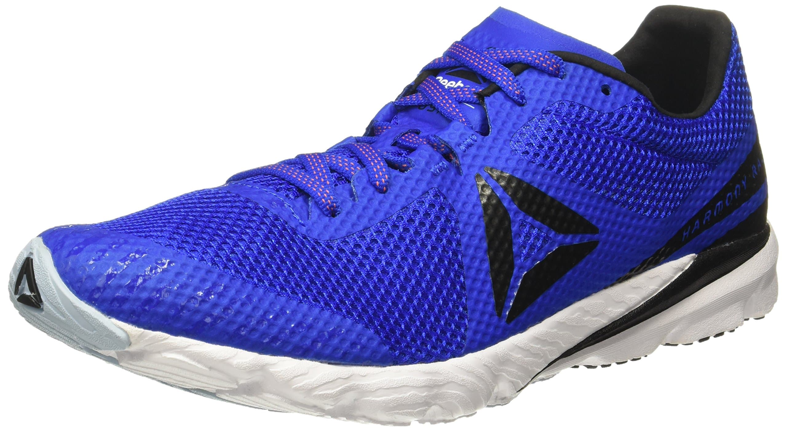Reebok Men's OSR Harmony Racer Blue/Black/White/Guava Running Shoes - 10 UK/India (44.5 EU) (11 US)