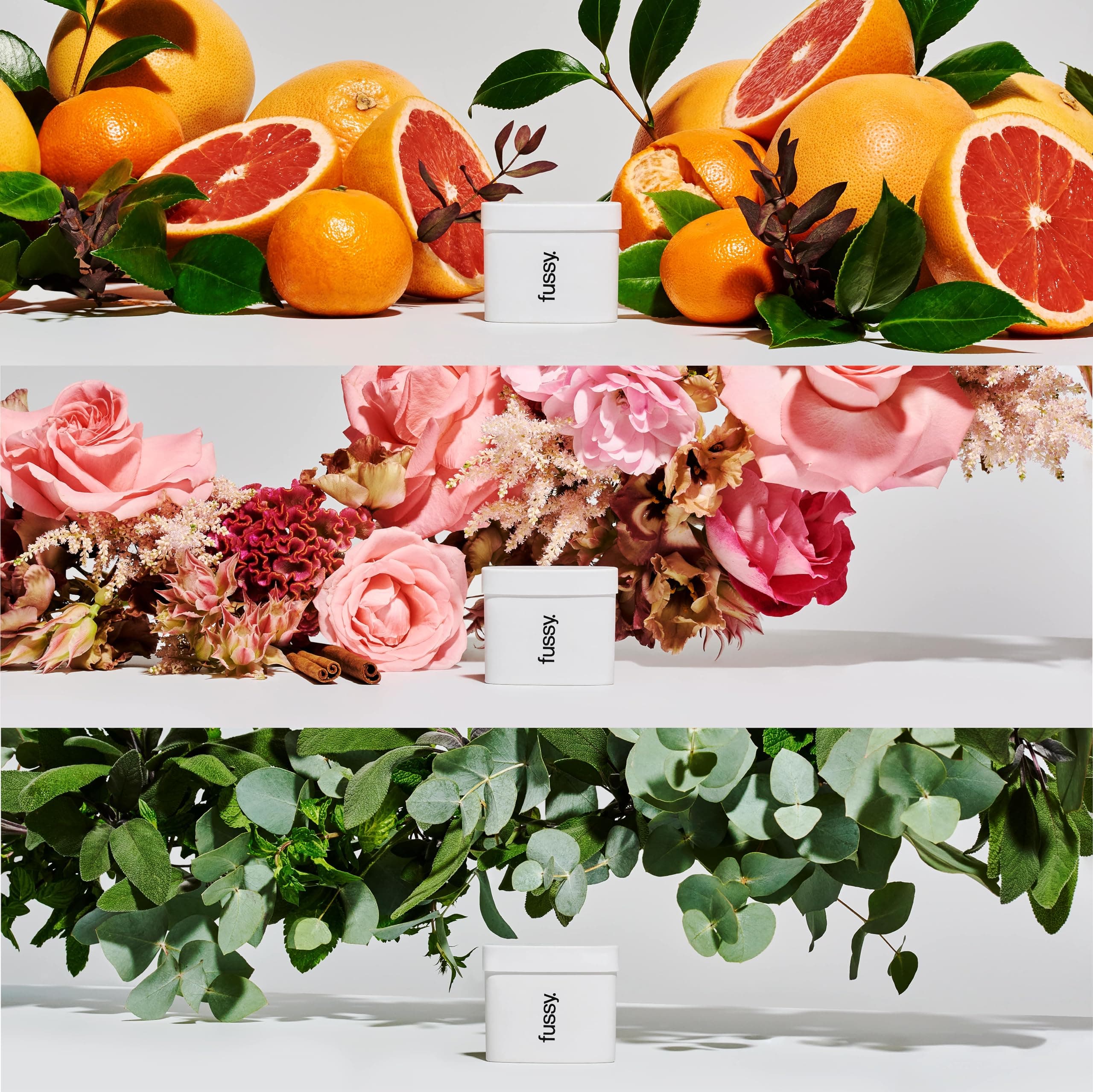 Natural Deodorant Refill - Pack of 3 - Aluminum Free - Variety Pack - 24 Hour Protection - 100% Effective - Citrus, Flowers & Mint - Vegan & Cruelty Free - 3 x 40g Refills