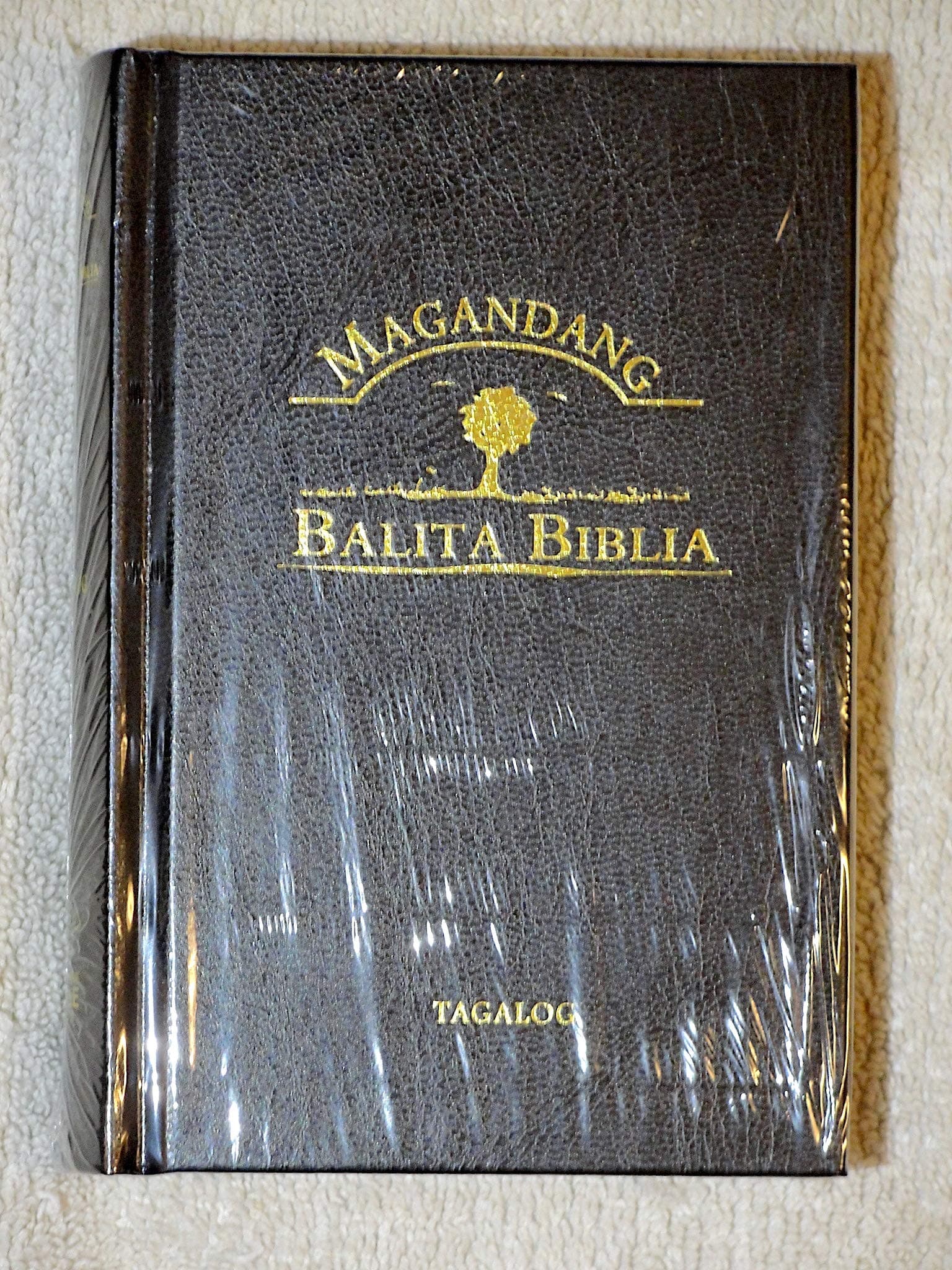 Tagalog Bible, Black Hardcover, Popular version, Contemporary, Magandan Balita Tankobon Hardcover – January 1, 2007