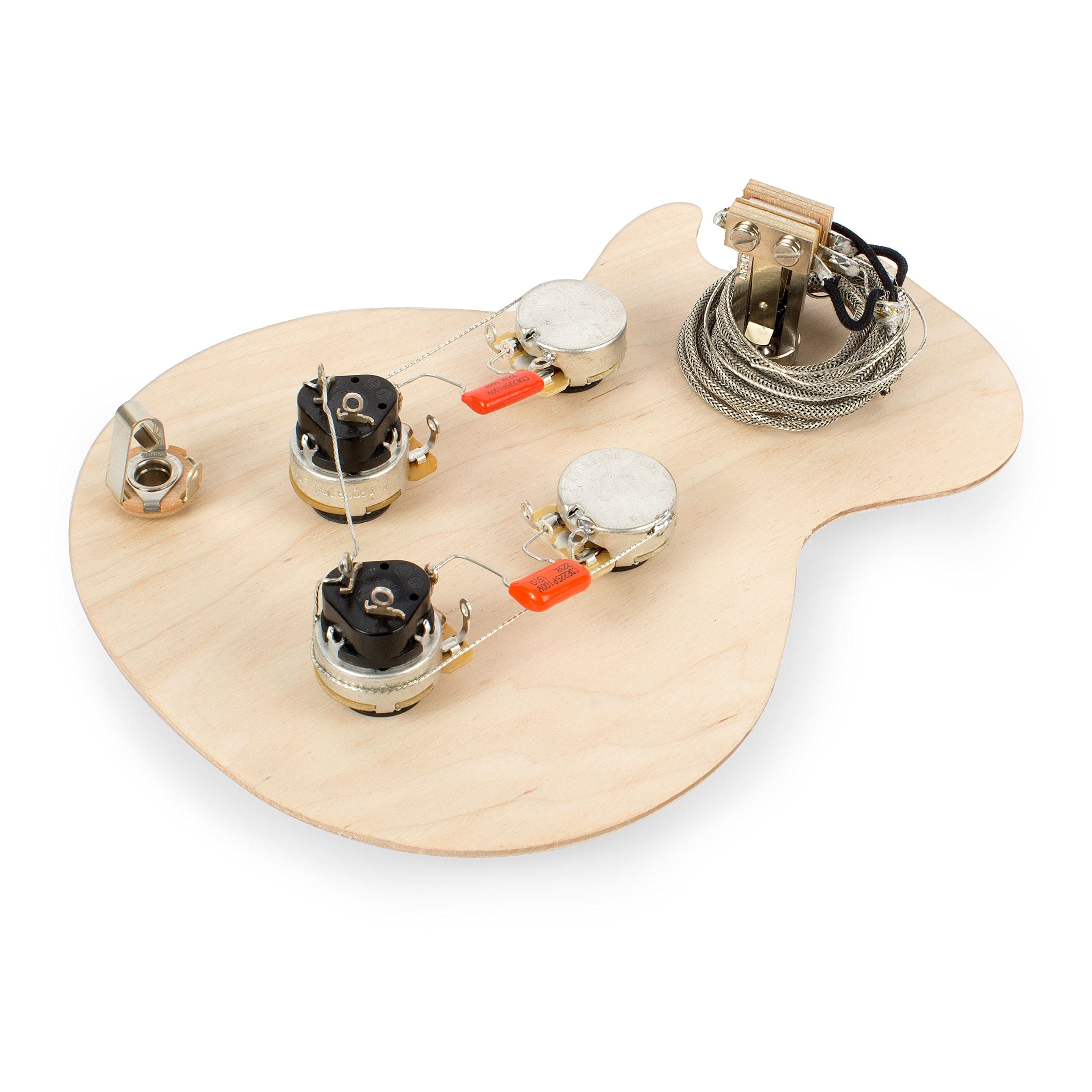 Golden Age Pre-wired Harness for Gibson Les Paul with Push-pull Pots, with Long-shaft CTS Pots