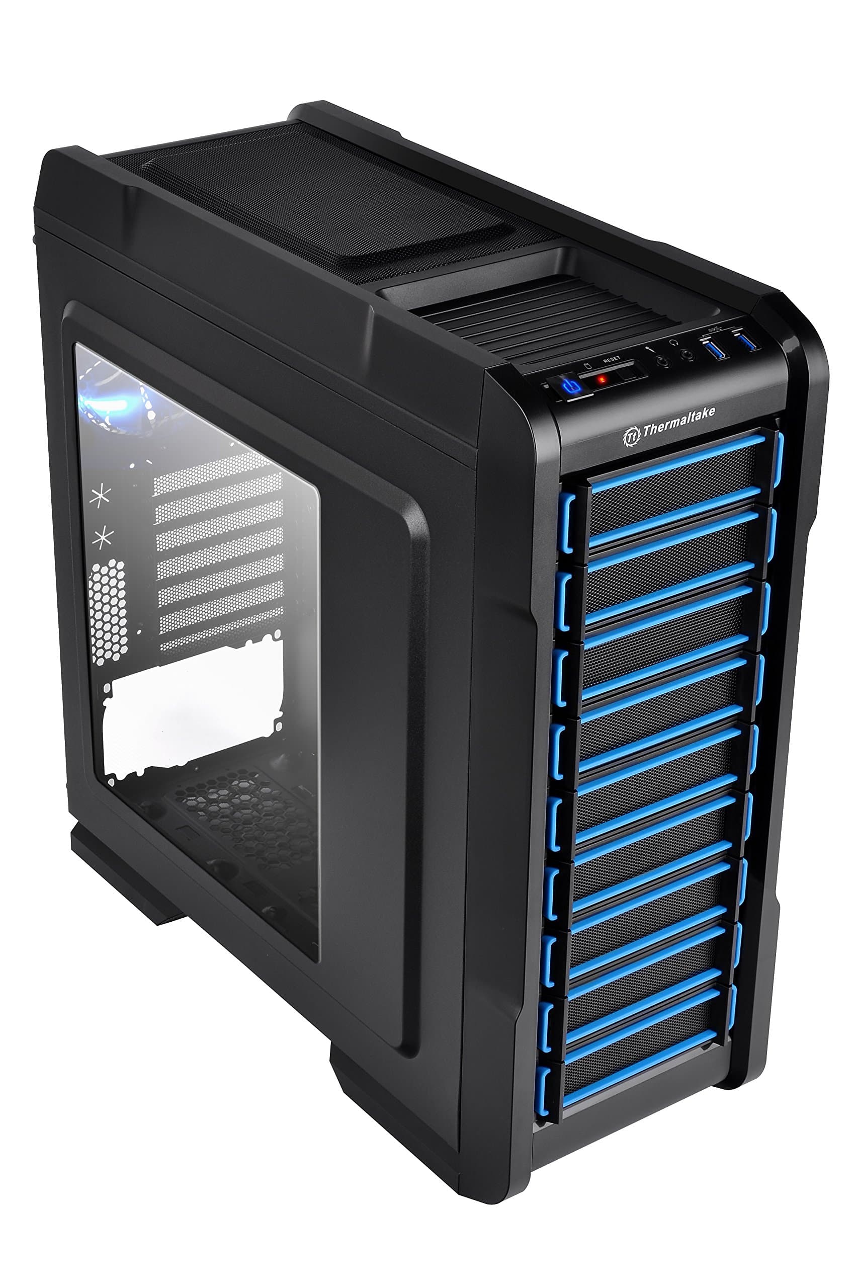 Thermaltake Chaser A31 Black Edition ATX Mid Tower Window Gaming Computer Chasis VP300A1W2N
