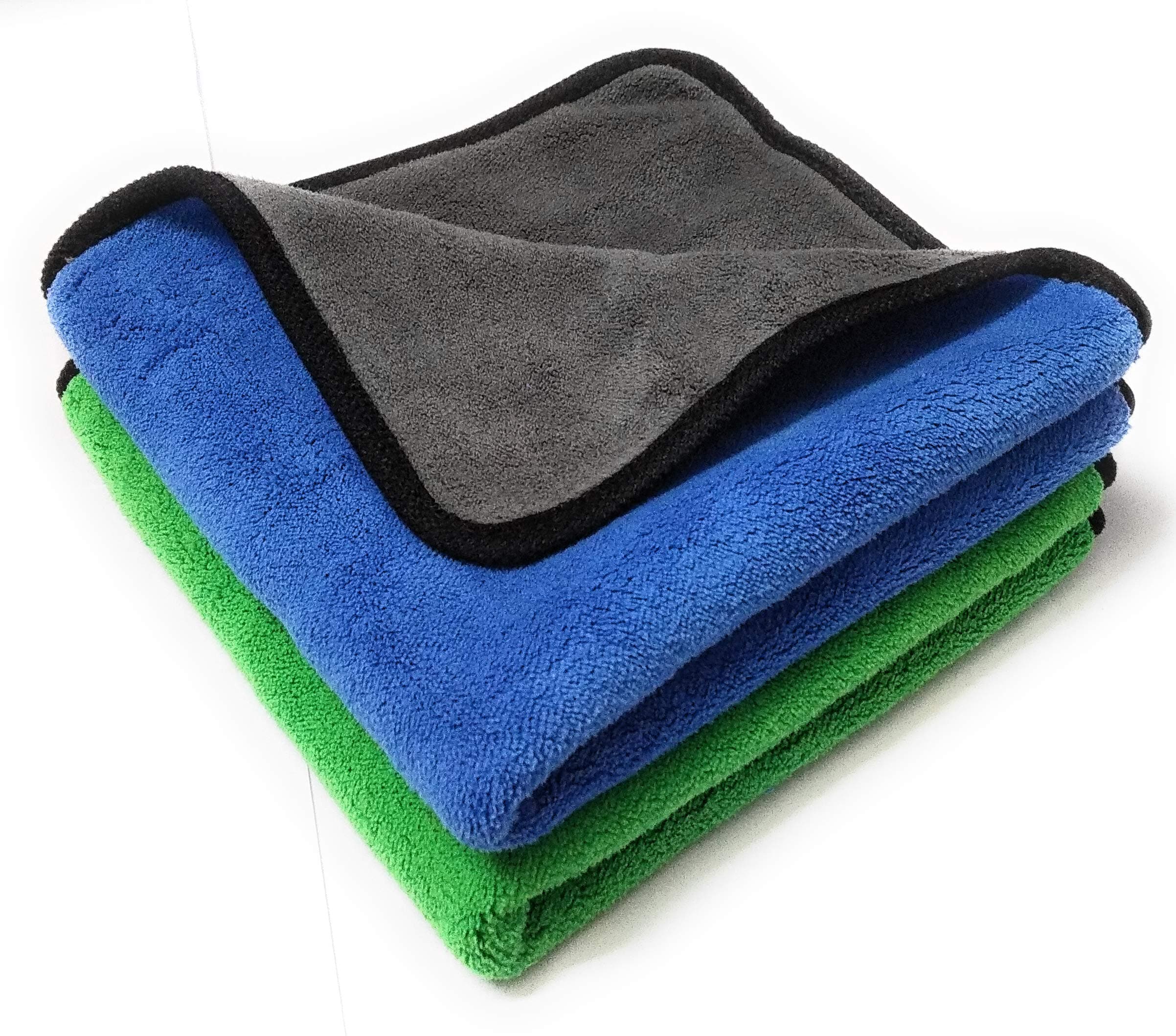 SOBBY 600 GSM Microfiber Cloth Towel for car Bike Kitchen Cleaning Cloth and dusting Cloth for Home Cleaning | Heavy Duty Micro Fiber car Cleaning Cloth Size 40x40 cm, 2 Pcs