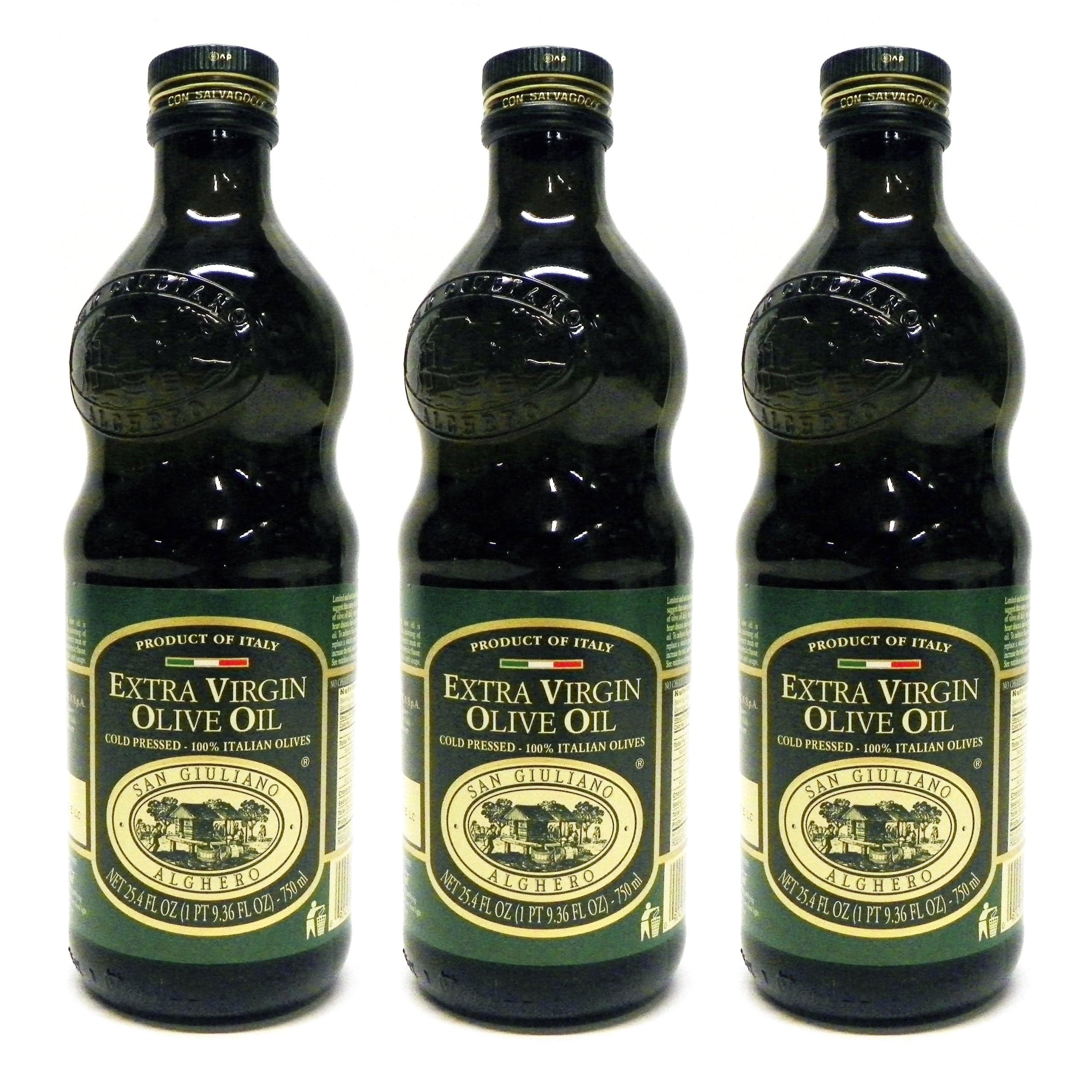 San Giuliano Extra Virgin Olive Oil - 25.3 oz (Pack of 3)