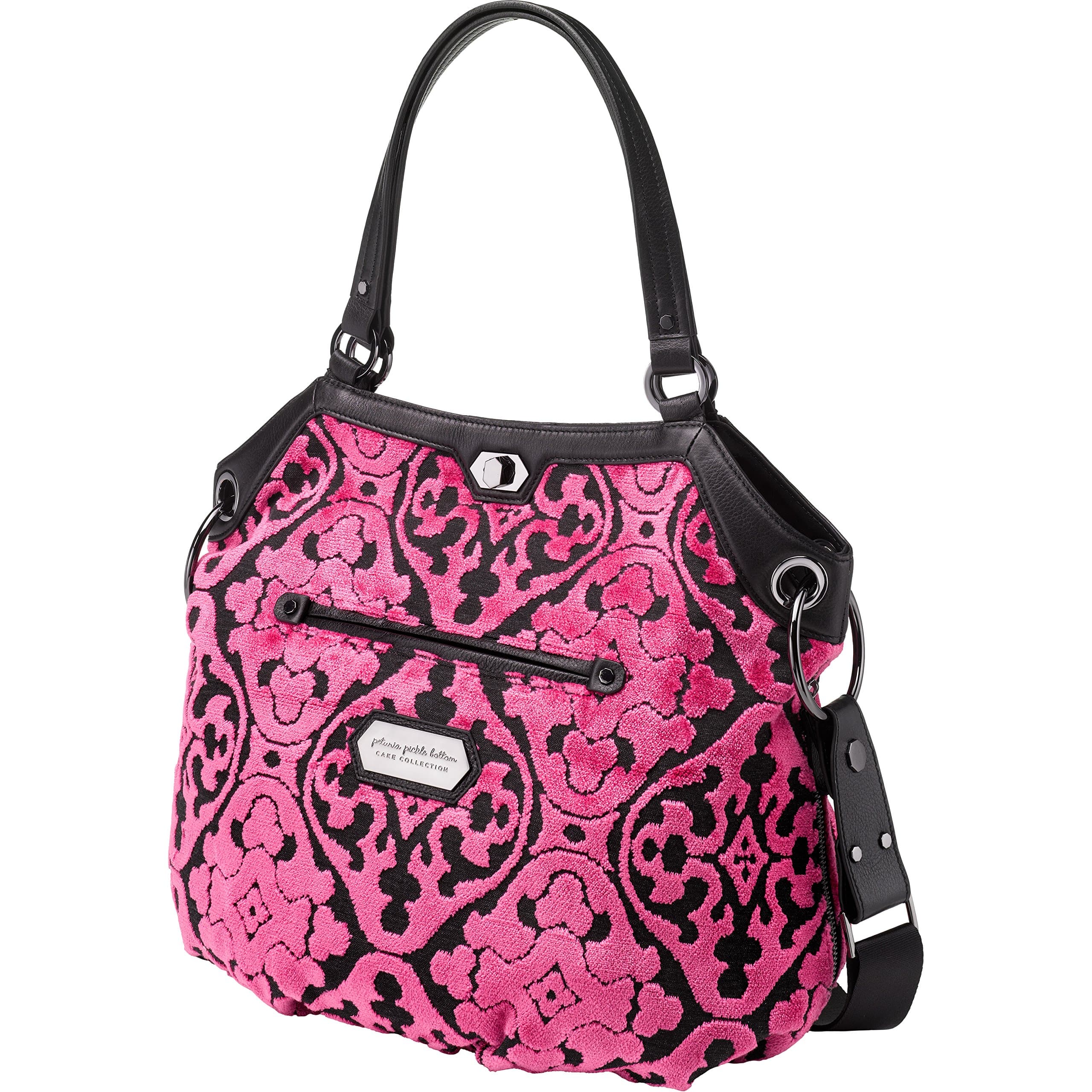 Cake by Petunia Halifax Hobo Diaper Bag in Dragon Fruit Cake, Pink