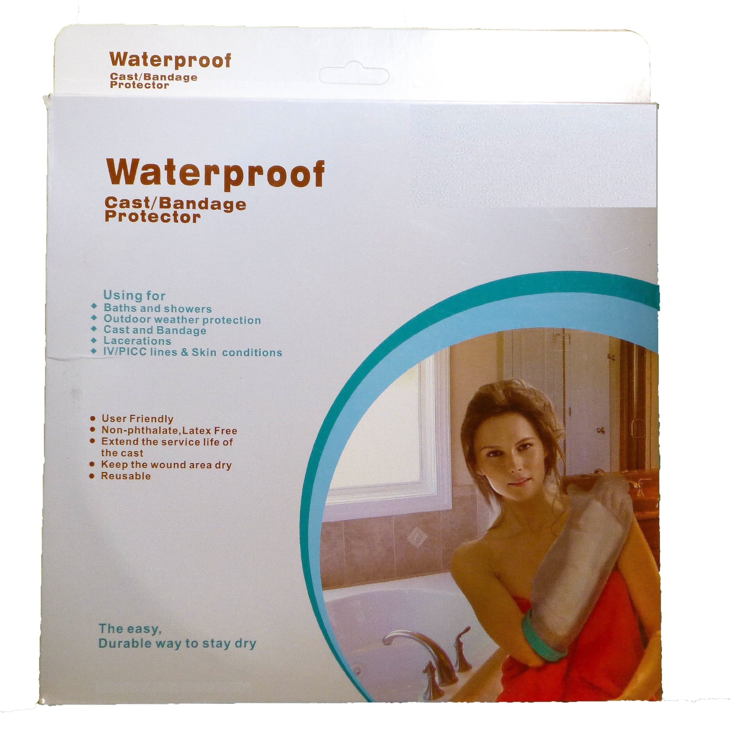 BNIB Cast Protectors for Bath and shower (Adult Hand) 380x230x150