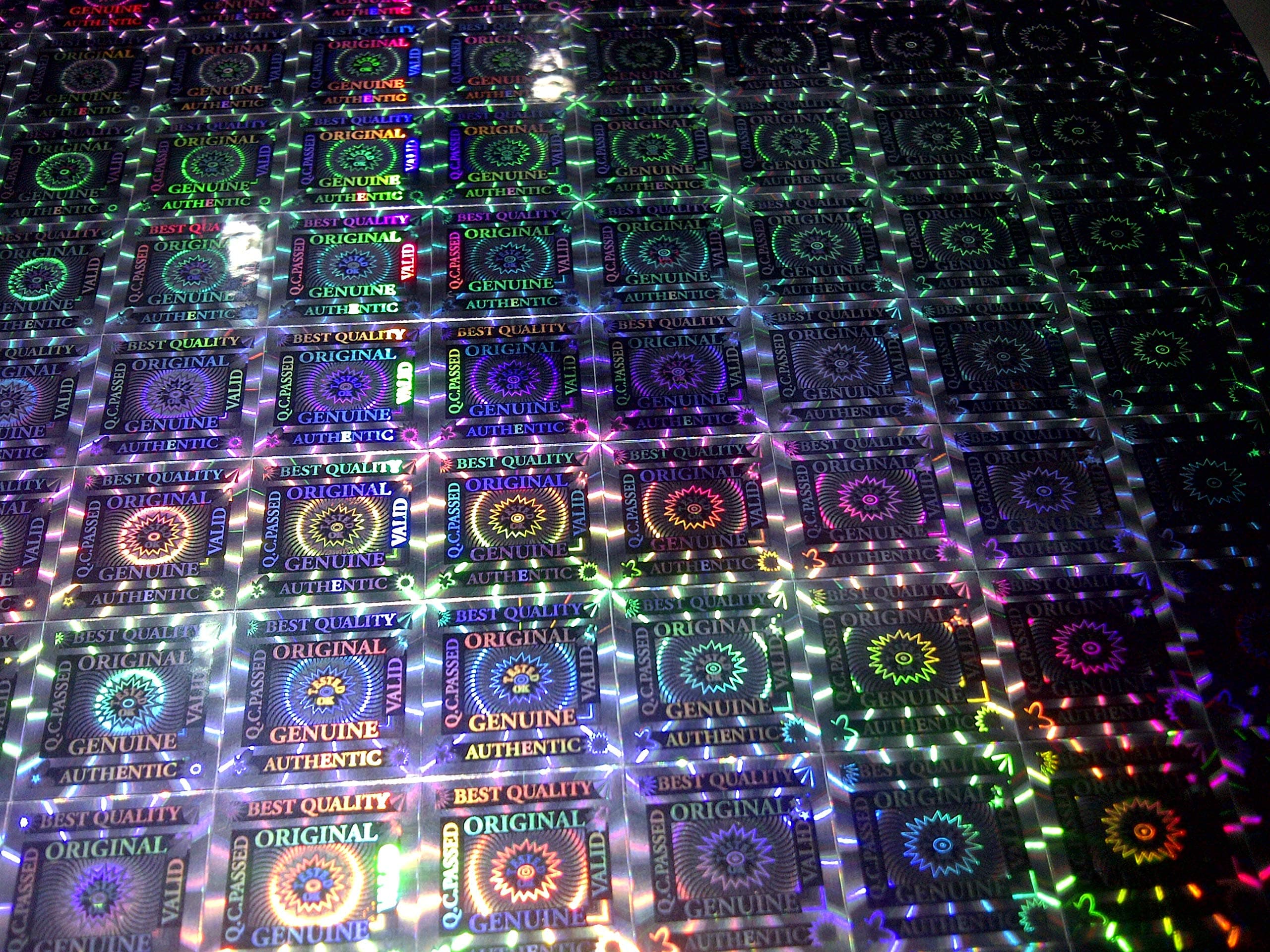 Pinancle Instant Hologram (15 x 15 mm Square-500 Holograms)