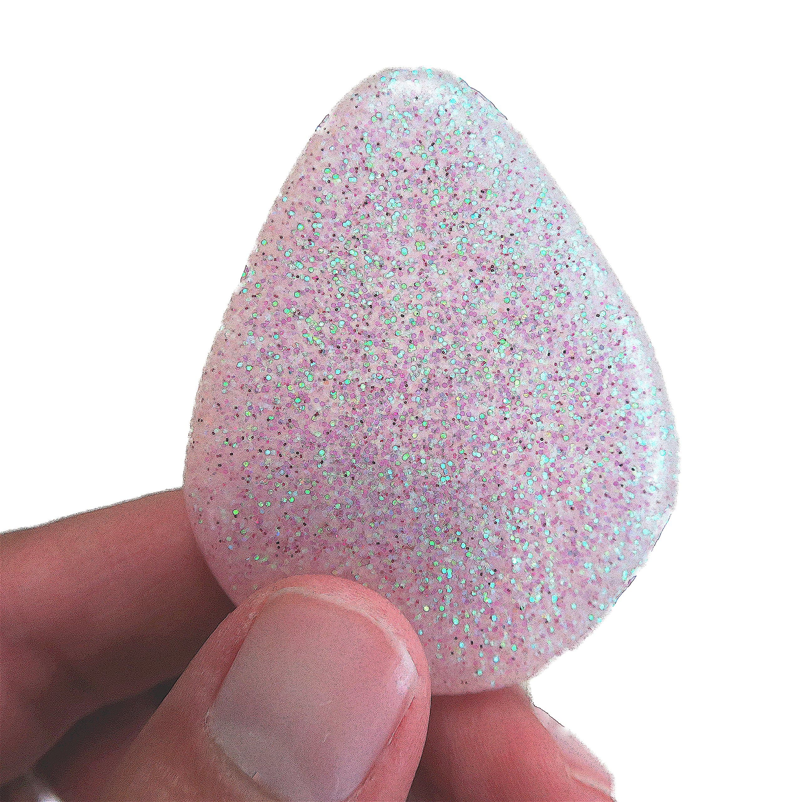 Unicorn Tears Makeup Perfector Silicone Makeup Blender Beauty Sponge by Powder Punks - Glitter & Sparkles