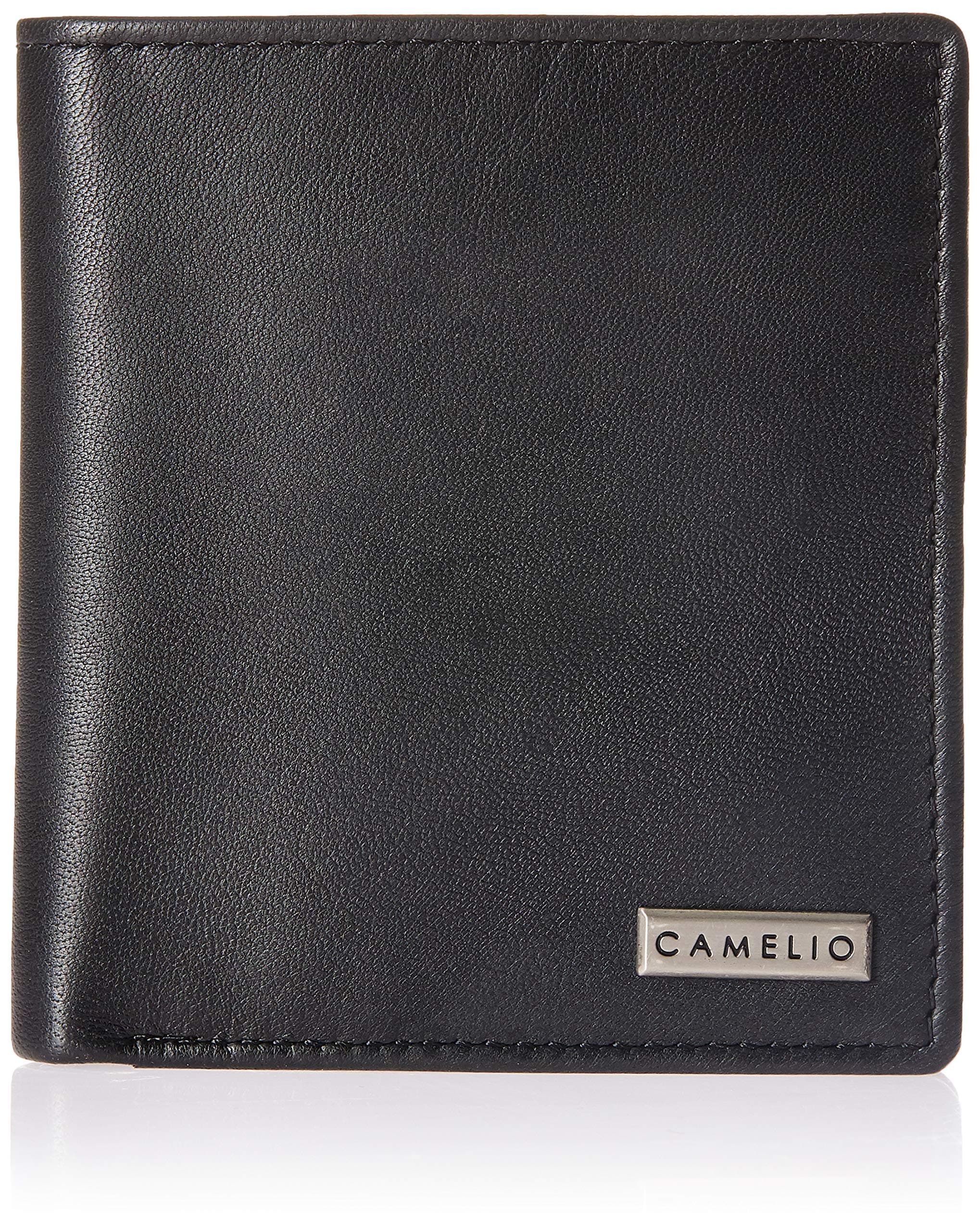CAMELIO Black Men's Wallet (CAM-WL-0035) I Genuine Leather I 11 Compartments I 1 Coin Pouch