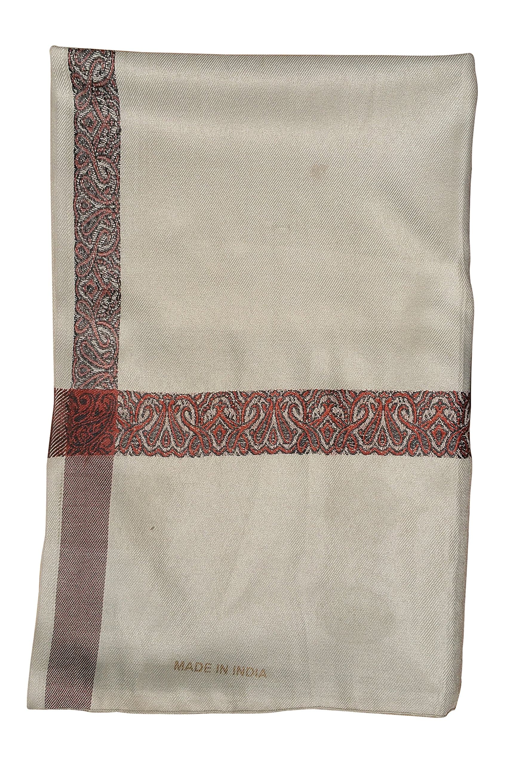 Arifat Light Khaki Kashmiri Yemeni Habaib Style Men's Muslim Scarf Shawl Turban Sorban 100cm x 180cm