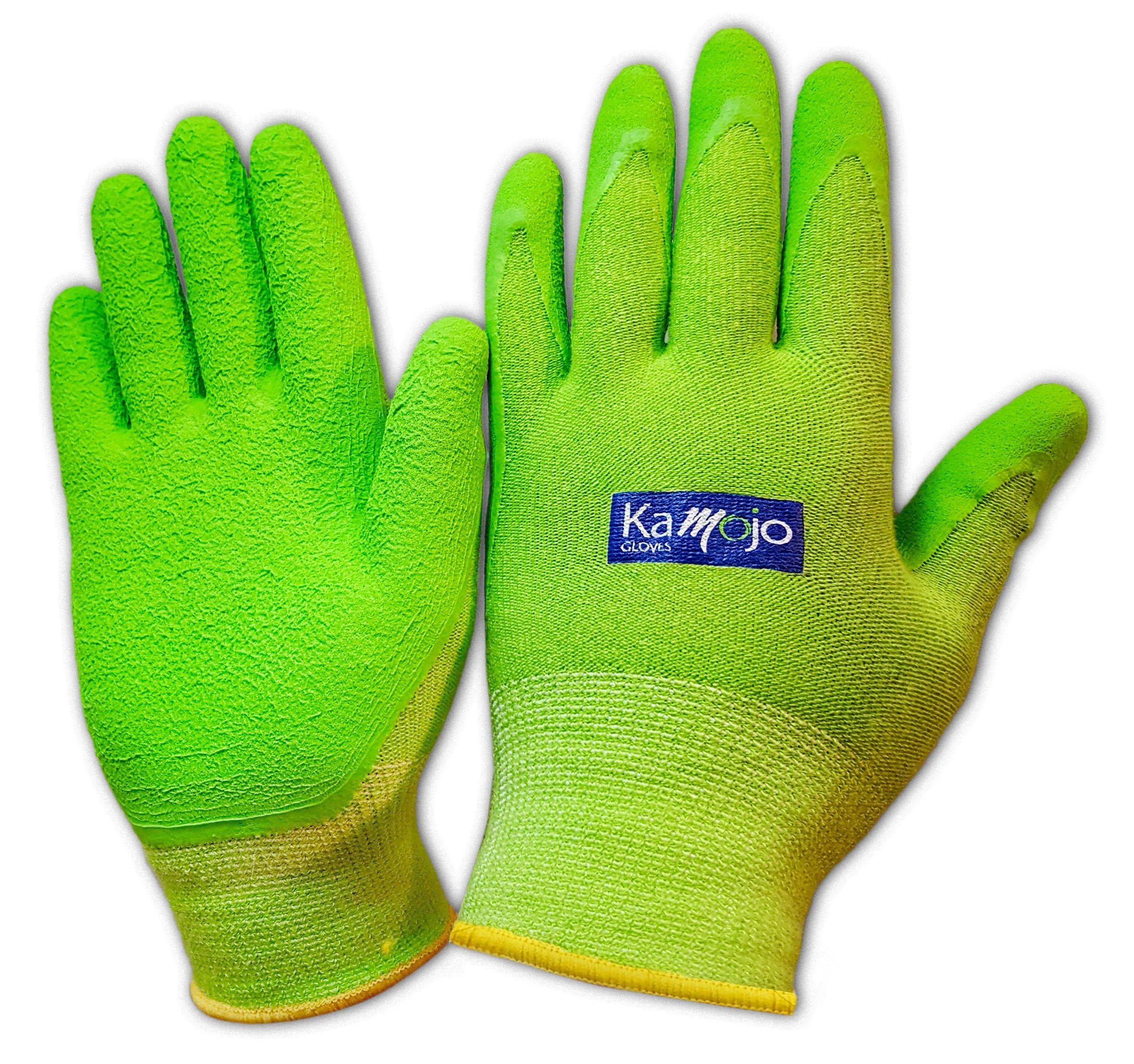 KamojoBamboo Gardening Gloves Women Men-Puncture Resistant Gloves 95% Rayon Derived from Bamboo & 5% Spandex