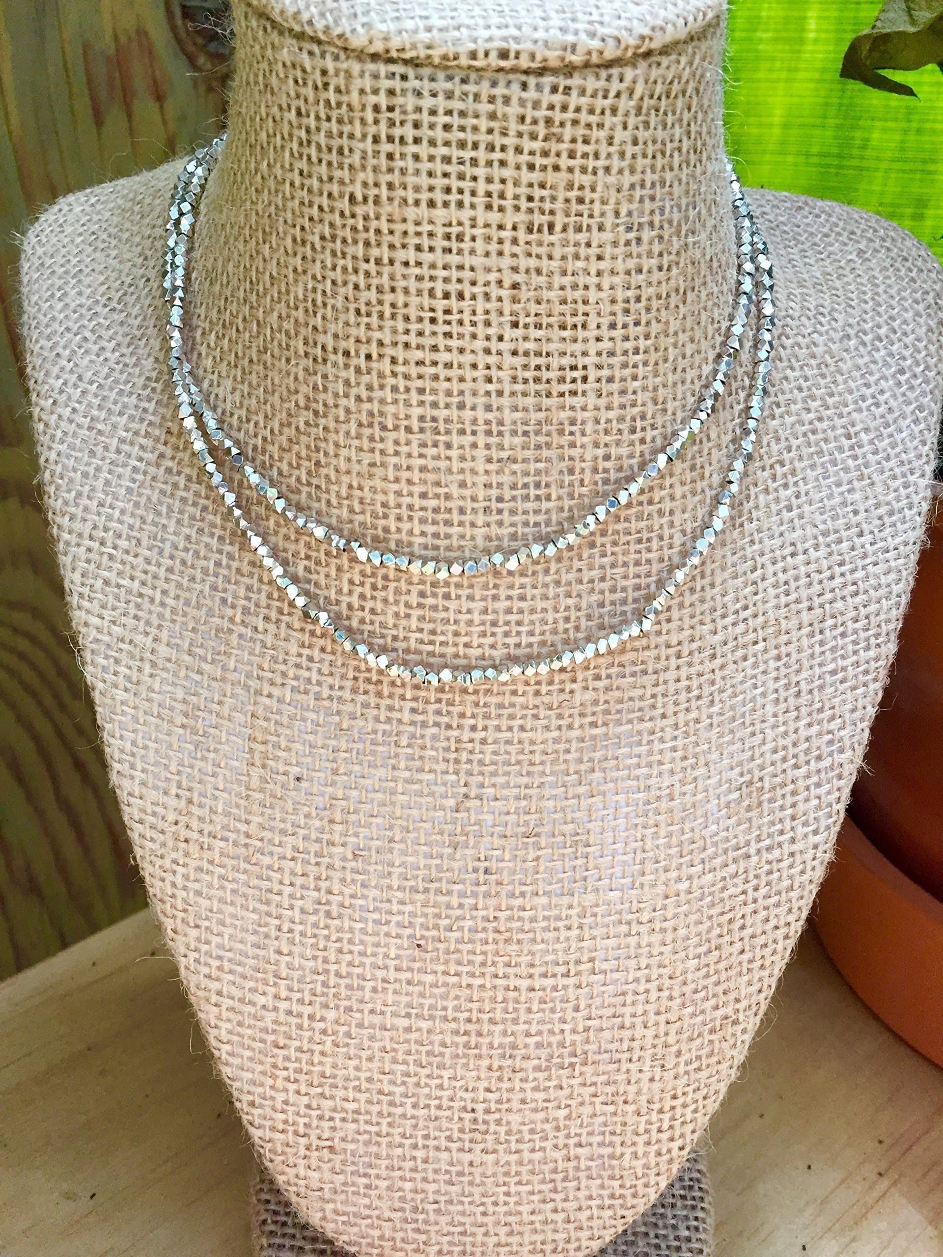 African Silver Drape Necklace/Bracelet/Anklet - Brilliantly Bold
