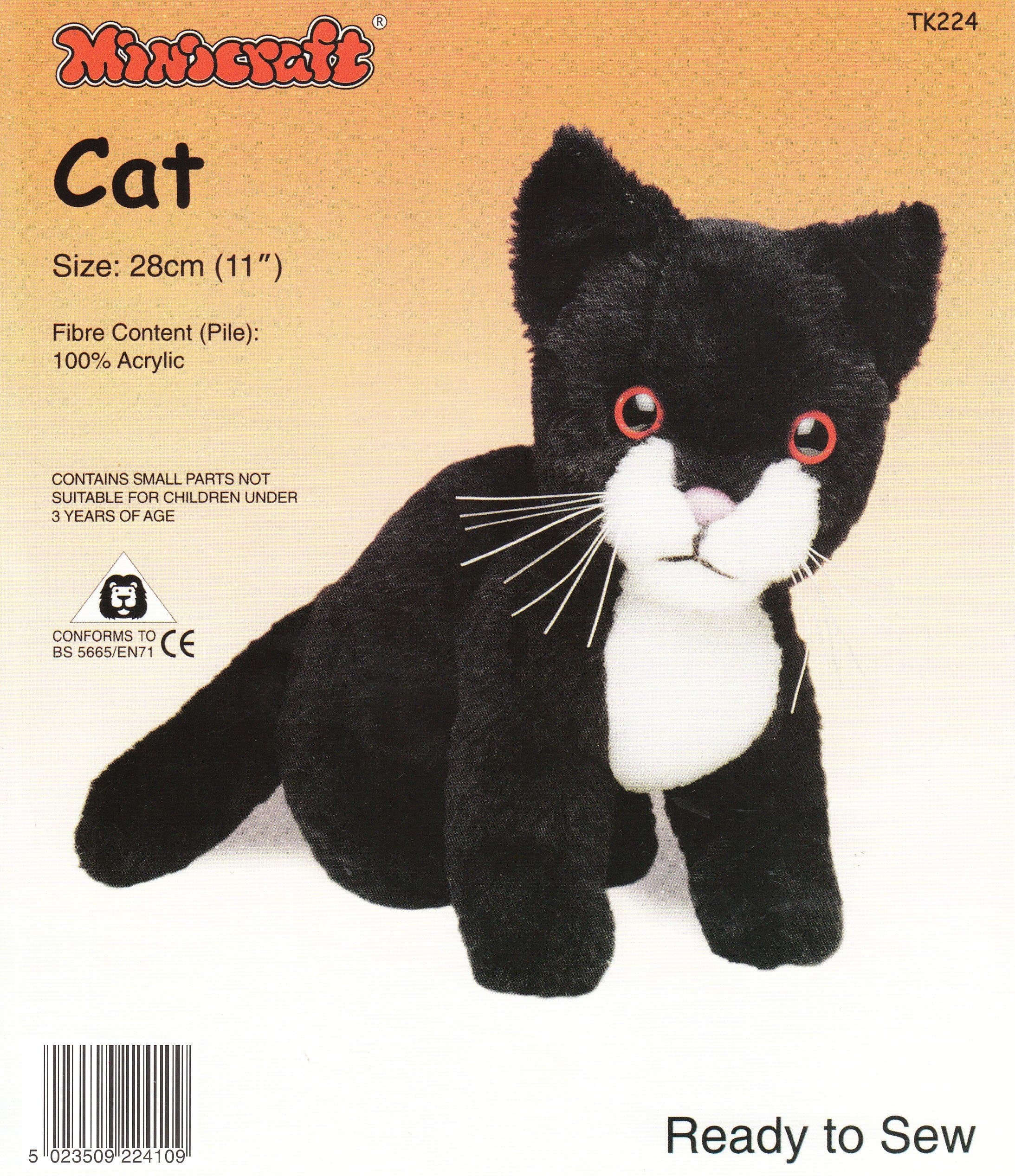 Dempsey Designs Minicraft 28cm Cat Kit Height
