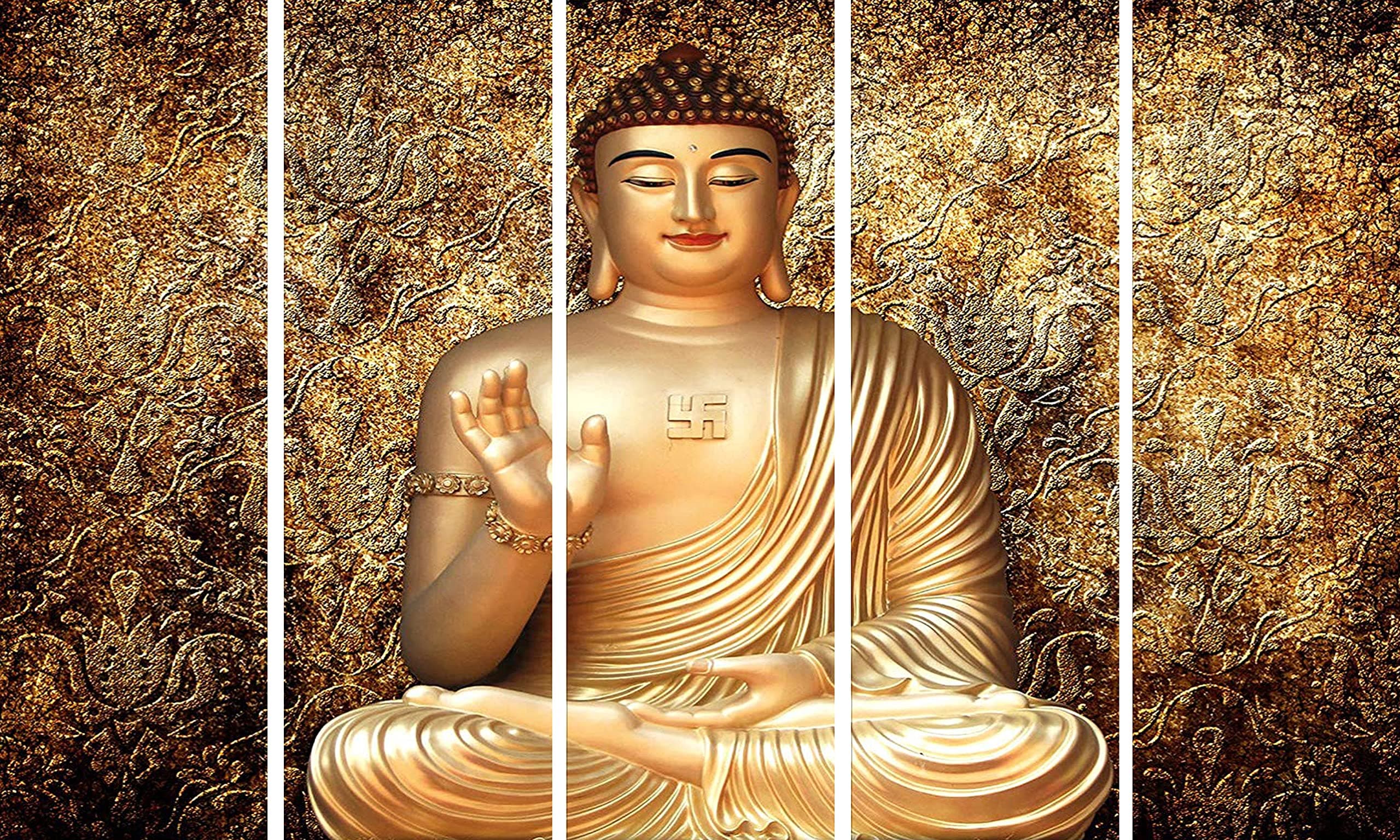 KYARA ARTSwood framed wall painting multicolor large 36inch x 60inch