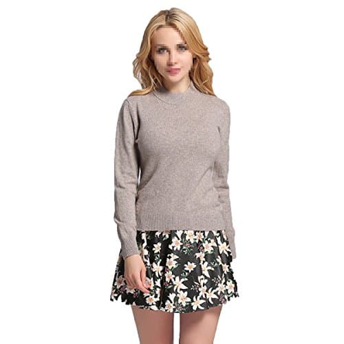 XGMSD Female Classic Sweaters Autumn Winter Anti Static Bottoming Shirt,Camel-XL