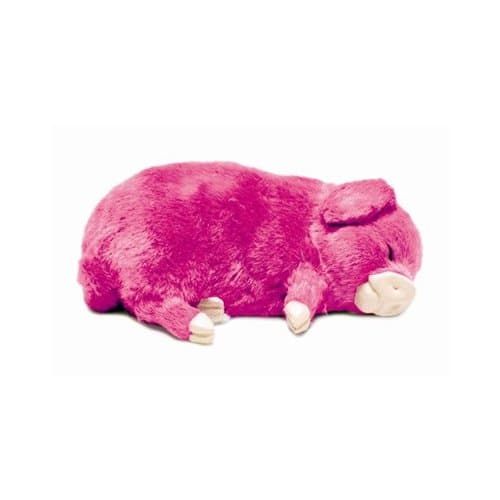 Precious Petzzz Lifelike Breathing Huggable Cute Puppy Dog Cat Birthday Gift UK by Lizzy® (Pink Pig)