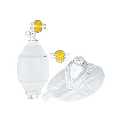 1 Set Ratiomed O2 Reservoir Resuscitation Bag Respirator Mask Baby Child Adult