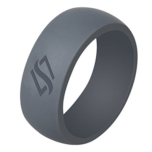 Jopee Silicone Ring for Men and Women, Alternative Rubber Wedding Bands Fit for Sports, Outdoors, at Home and Active Lifestyle