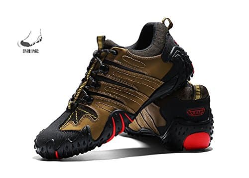 Ychen Trekking & Hiking Shoes Outdoor Sports Bicycles Shoes Men's Women's Speed Laces Hiking and Climbing Shoes Golden(43EU)