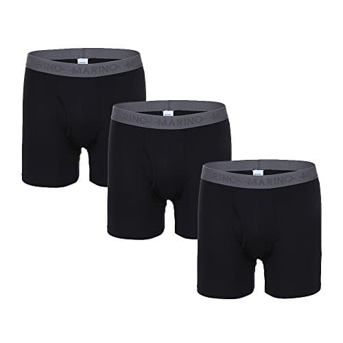 Mens Underwear Boxer Briefs - Cotton Boxer Brief Underwear for Men - 3 Pack in Elegant Gift Box