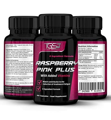 Raspberry Ketones 1000mg Max Strength | Added Vitamin C and B3 | 90 Powerful Fat Loss Capsules | Helps Shed Fat For Men And Women | Achieve Wild Weight Loss Goals FAST | Safe And Effective | Best Selling Fat Loss Pills | Manufactured In The UK! | Results Guaranteed | Raspberry Keytones Slimming Fat Loss | 30 Day Money Back Guarantee