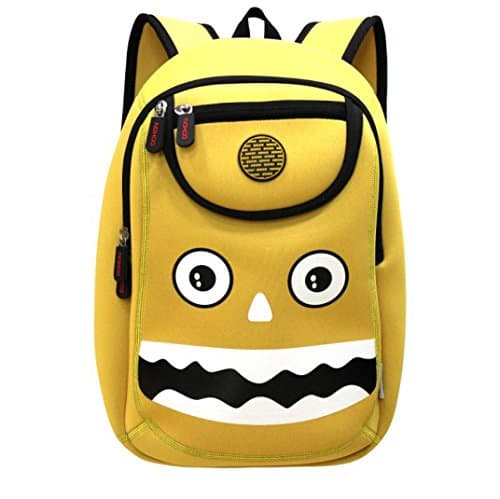Kiddi Choice Nohoo Car Neoprene Monster Backpack, Yellow