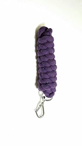 Northern Equestrian Quality Lead Rope 2 Metre Length in Attractive Colors for Horse/Pony (Purple)
