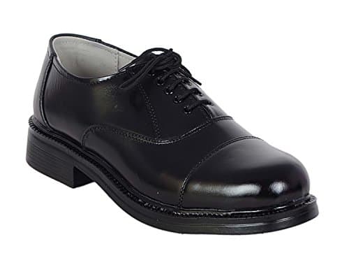 Shoebook Men's Black Leather Oxford Lace Up