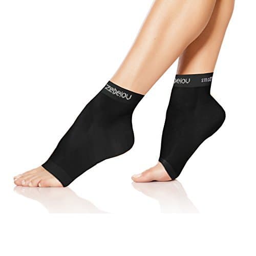 Plantar Fasciitis Foot Compression Sleeve with Arch & Ankle Support for Women & Men - Best Foot Care Compression Socks for Plantar Fasciitis Pain Relief 1 Pair (X-Large)