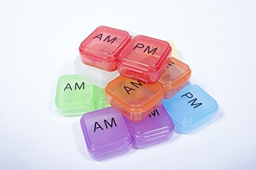AP-204 Bulk Pack (36 pcs) AM/PM Pill Box