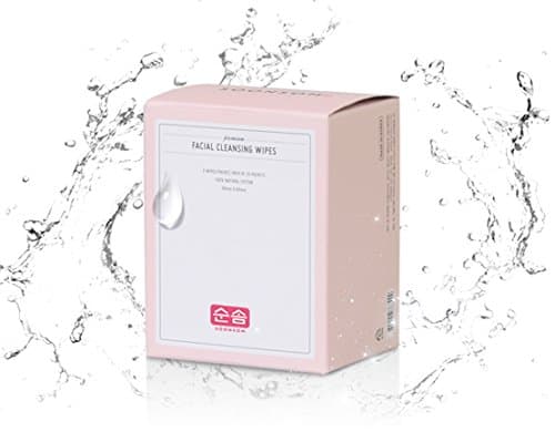 SoonSom Korea - 3-in-1 Facial Cleansing Wipes/Towelettes, individual package 2 wipes/25 pcs