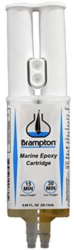 Brampton Marine Epoxy Strong Bonding for Boat Repair - Bonds in 30 Minutes, Water Resistant, 0.85 Ounces