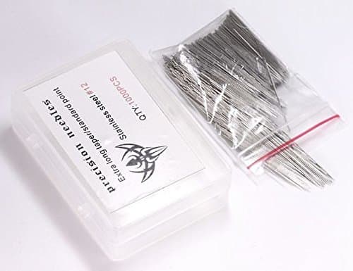 Precision Needles #12 Standard 1000 Loose Tattoo Needles - Short Taper