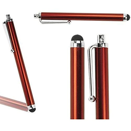 Capactive Stylus Pen For iPad 2, 3 iPhone 4, 4S Samsung Galaxy Tab 10.1, Note S2 S3 i9300 Nexus HTC One X Sensation XL Sony Xperia -Red