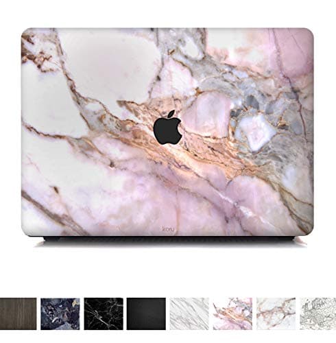 Koru Premium Pink Rose Gold Marble Vinyl Decal Skin Sticker Case Cover for MacBook Air 13 inch - 2018 Release (Model A1932)