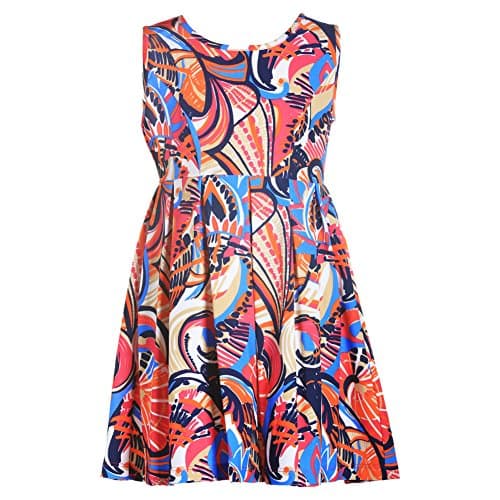 JUDE CONNALLY Rachel Fit and Flare Fanfair Harbor Blue S Womens Dress