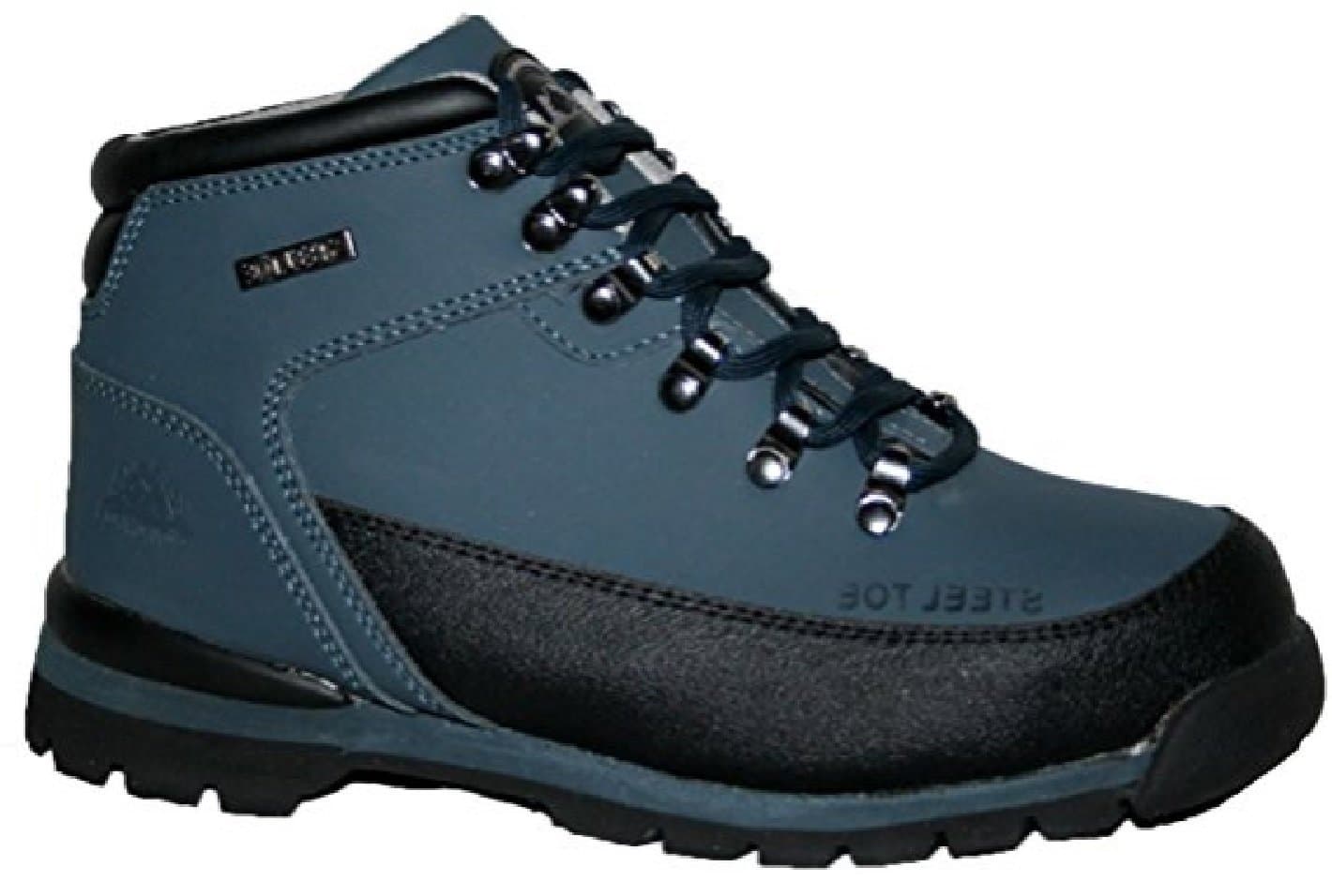 EYE ON TOES Ladies Womens Work Groundwork Safety Trainers Steel Toe Caps Leather Boots SZ