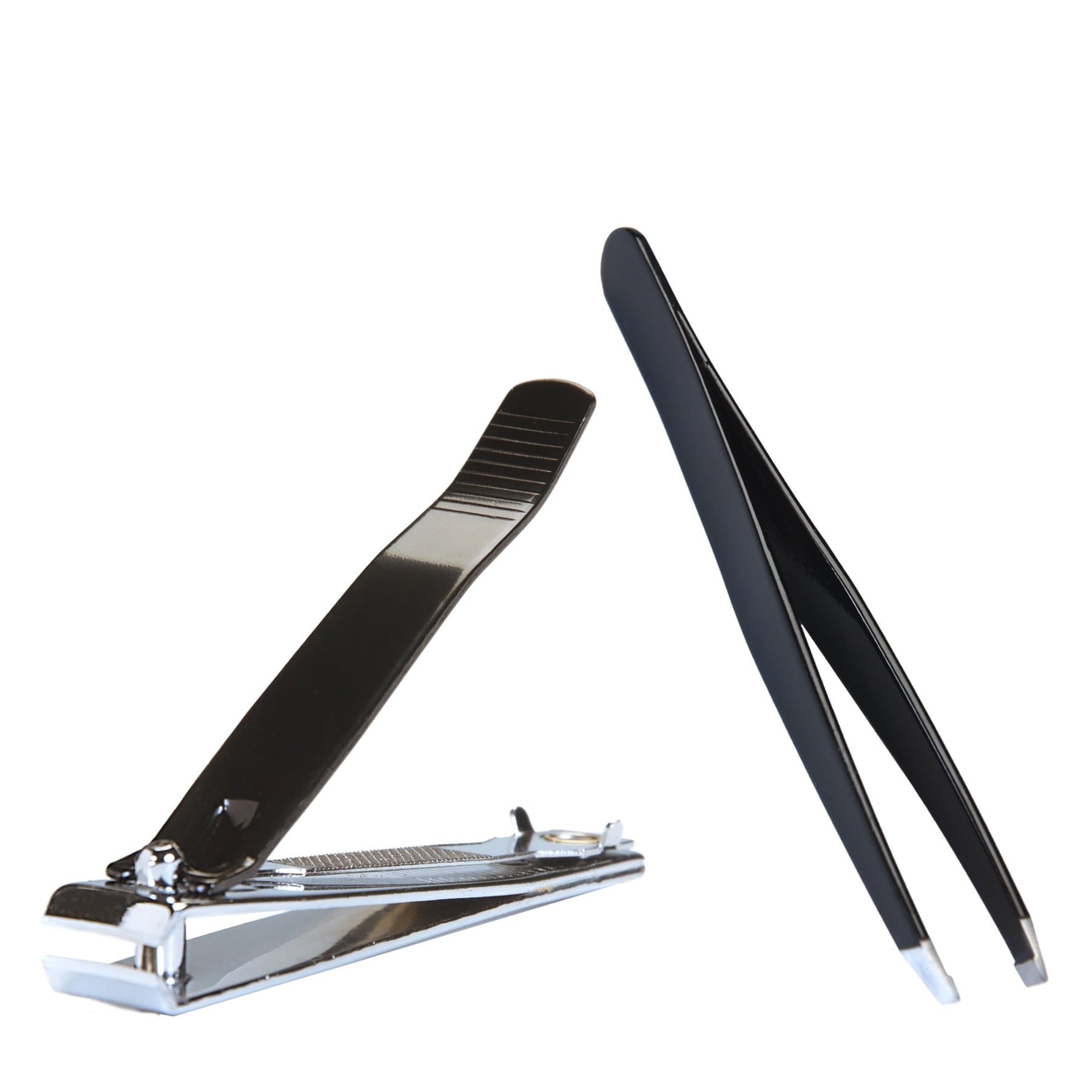 Stiles Tweezer & Nail Clipper Set Black