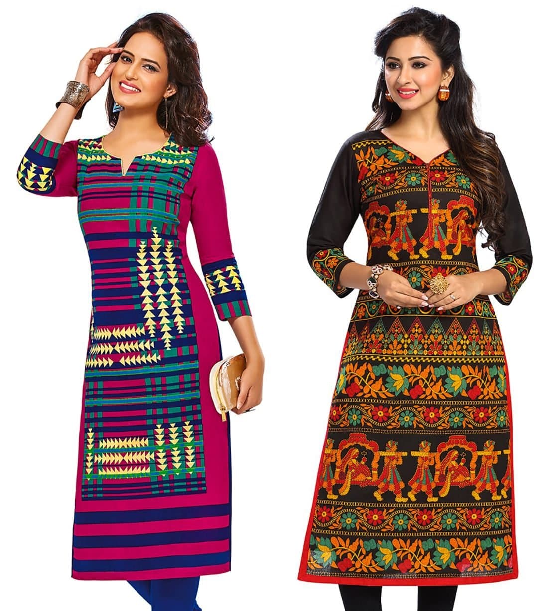 Jevi Prints Women's Cotton Dress Material