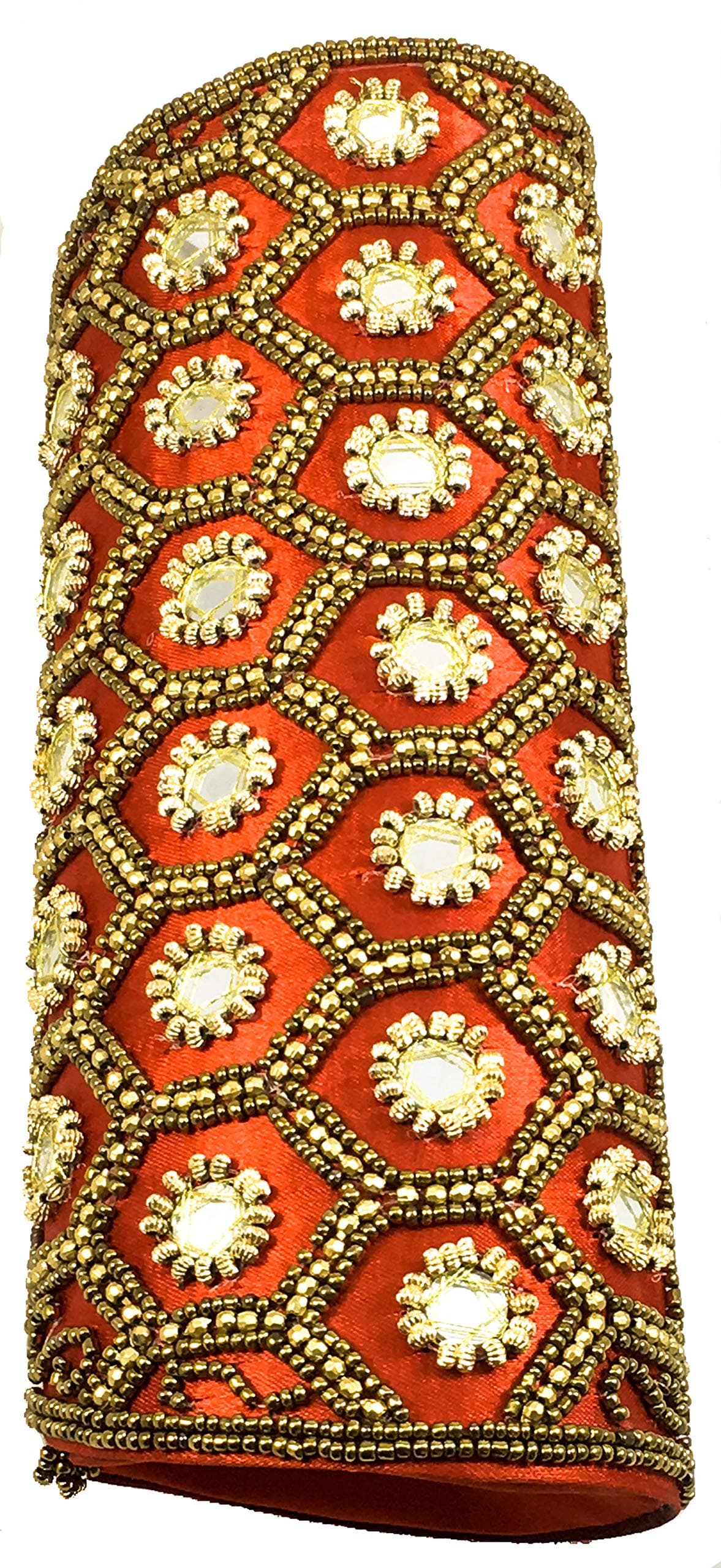 hand crafted mirror box maroon