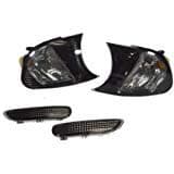 Smoke Front Corner and Bumper Lights for BMW E46 M3 - 2002 to 2006