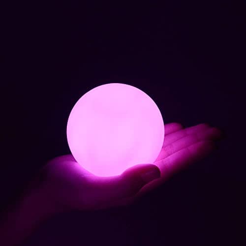 YESIE 8Packs Rechargeable Floating Pool Lights, 3-Inch LED Balls, Fasting Charging, 150°F Durable, Remote Control, 24hrs Working, 3 Timers, Inground/Above Pool Accessories, Aesthetic Room Décor