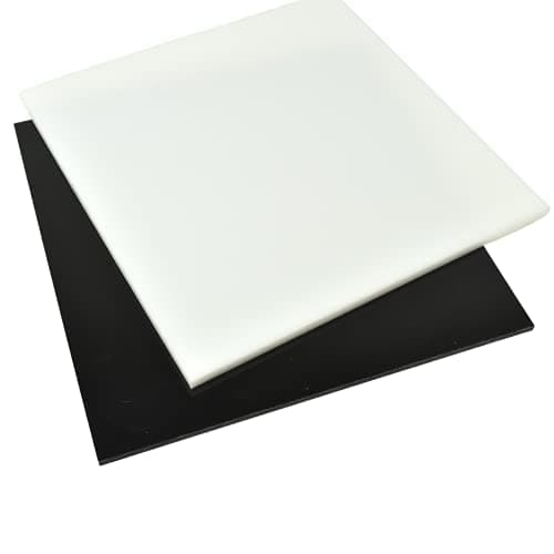BuyPlastic Black Polypropylene Copolymer (PPC) Plastic Sheet 1 1/2" Thick, Size 6" x 48" Chemical, Impact Resistant Panel Dimensions 5.75 x 47.75 in