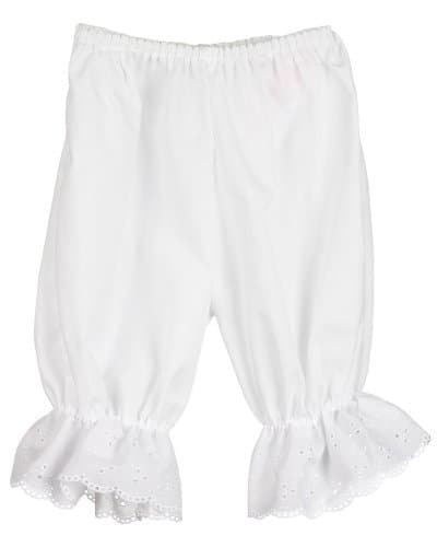 Little Zazzy Baby Girls White Pantaloon Pettipants Bloomer Under-pants