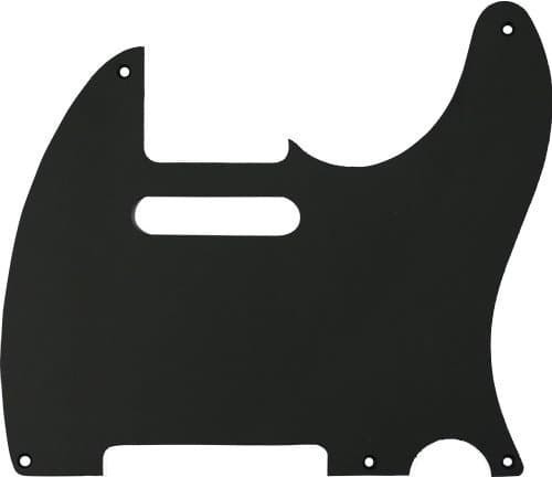 MIJ Pickguard for Telecaster '52 Matt Black 1Ply fa-pg-tl52-mbk