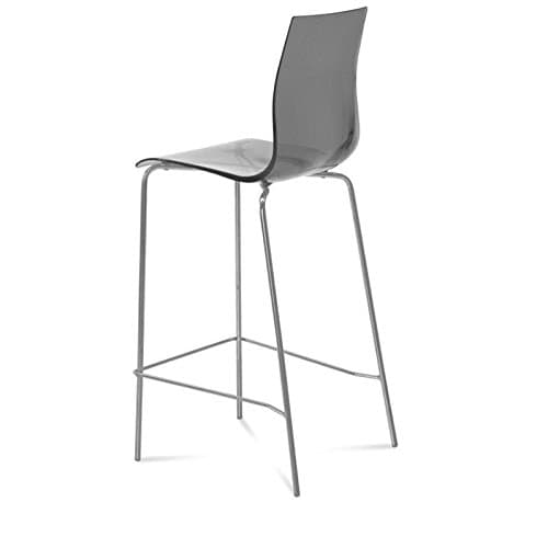 Domitalia Gel-Sga Stool in Transparent Smoke